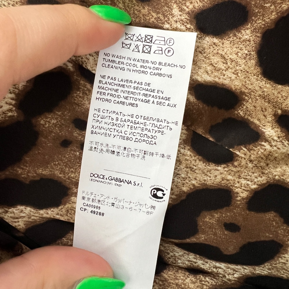 New! Ultra RARE Dolce & Gabbana Leopard Floral Women's Dress - Picture 11 of 14